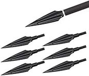 Namvo 6pcs Blood Trough Willow Arrows Metal Archery Broadheads 135Grain Traditional Outdoor Hunting Arrows Head