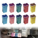 Pleoos 10Pcs Jcase Fuse Kit Mini Jcase Fuse Assortment Tall Profile for Pickup Trucks Cars and SUVS (20A/30A/40A/50A/60A, 2pcs Each)