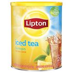 Lipton Iced Tea - Natural Lemon - Makes 20 Quarts - Net weight 47.2oz (2lbs 15.2oz) 1.34kg