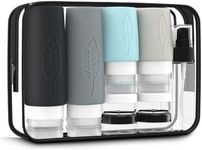 17 Pack Travel Size Toiletries - Refillable Travel Bottles, Leakproof Squeezable Travel Bottles For Toiletries, Portable Travel Size Containers, Travel Essentials For Various Lotion And Body Wash