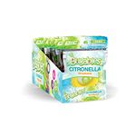 PIC Bugables Citronella Scented Coil Wristbands, Reusable and Resealable, One Size Fits All (Pack of 24)