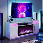 BELLEZE 70" Fireplace TV Stand for 