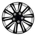 Pilot Automotive WH546-16B-BS Universal Fit Premier Toyota Camry Style Black 16 Inch Wheel Covers - Set of 4