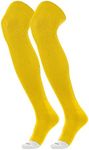 TCK Prosport Football Socks Over the Knee (Gold, X-Large) - Youth Football Socks & Baseball High Socks - Over Knee Baseball Socks - Tall Softball Socks