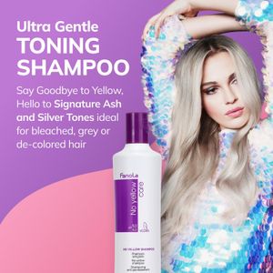 Fanola No Yellow Shampoo 1000ml – Anti-Brass Toning for Blonde Hair