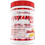 Hydramino AM - EAA + BCAA Amino Energy Powder - Essential Amino Acids with Caffeine, Nootropics, & Electrolytes | Focus, Endless Energy, Hydration, & Muscle Recovery | Alpha-GPC, Tyrosine, Lutein, Lion’s Mane, More | Strawberry Lemonade, 30 servings