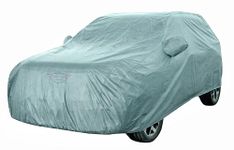 AMERICAN ARMOUR 4-D Grey Series 100% Waterproof Car Cover for TATA Nexon ev with Mirror Pockets| 4 Layers UV Protection, All-Weather, Custom Fit | Indoor Outdoor Dust-Proof Breathable Cover