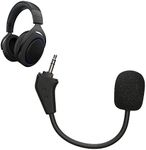 kwmobile Microphone Compatible with Corsair HS50 HS60 HS60 Pro HS70 HS70 Pro HS75 - Replacement Mic for Gaming Headphones - Black