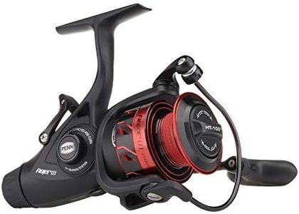 PENN Fierce III Live Liner Inshore Spinning Fishing Reel, Size 2500, Right/Left Handle Position, Front Drag for Smooth Operation