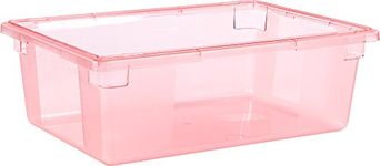 Carlisle 10622C05 StorPlus Color-Coded Food Box Storage Container Only, 12.5 Gallon, 26" x 18" x 9", Red