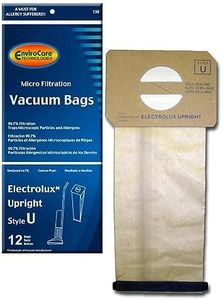 EnviroCare Replacement Micro Filtration Vacuum Cleaner Dust Bags made to fit Electrolux Upright Style U and ProTeam Prolux, ProCare & ProForce Uprights 12 pack
