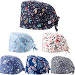 Geyoga 6 Pieces Working Hat with Bu