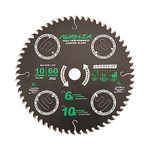 Avanza Full-Kerf TCT Saw Blade 10 X 60. Best suited for cutting of plywood and crosscutting of woods. SUPER SMOOTH! DuraShield™ coated and Anti-Vibration Technology in-built.