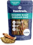 Pawstruck Natural Bizarre Bully Sticks Bargain Bag for Dogs & Puppies - Variety Pack of 8-12" Long Lasting Eco-Conscious Beef Chew Treats - 1 lb. Bag - Packaging May Vary