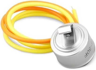 WR50X10010 Defrost Thermostat Fit for GE/Hotpoint/RCA Refrigerators Replace WR50X0131 WR50X131 880016 AH303434 AP2071285 EA303434 PS303434