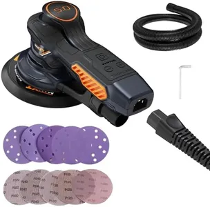 MAXXT Ramdon Orbital Sanders for 6inch, 10000 RPM Electric Orbital Sander with 10PCS Sandpapers, 6 Variable Speed Wood Sander for Woodworking/Sanding/Polishing
