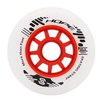 SKT HP Speed Inline Skate Wheels, 8 Pack 90mm 85A Replacement Roller Skate Wheels for Outdoor Speed Skating Skate