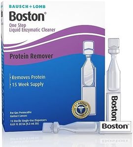 Boston One Step Liquid Enzymatic Cleaner, Protein Remover, 0.01 Fl Oz (1 Box of 15 Dispensers)