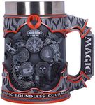 Nemesis Now Magic The Gathering Five Colour Wheel Tankard, Resin, Grey, 1 Count (Pack of 1)