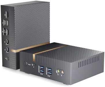 goodtico Mini PC i9 13900H 32GB DDR5 RAM 1TB PCIE 4.0 SSD 14Cores 20Threads 5.4GHz Max, Win 11 Pro Desktop Gaming Computer with Thunderbolt 4/Quad Display/2x 2.5G LAN/WiFi 6/BT 5.0/Auto Power On