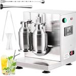 Automatic Milk Tea Shaking Machine, Electric Double Frame Milk Tea and Cocktail Shaker, 400r/min, Stainless Steel & Double Cups for Bubble Tea, Boba Tea, Juice, Coffee, Milk, Wine