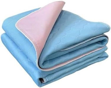 2PCS Reusable Underpads Large 86.4 x 132cm, Upgrade Cooling Waterproof Bed Pads with Fast Absorbent, Washable Bed Pads for Incontinence