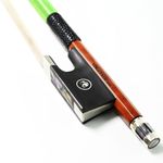 Master Pernambuco Violin Bow Full Size 4/4 Premium Horsehair Sweet and Clean Tone Upgraded Fiddle Bow