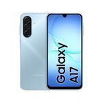 Samsung Galaxy A17 4G, AI Smartphone, Slim 7.5mm Frame, Large Screen Unlocked Phone, 50MP Camera, 128GB Storage, 4GB Memory, 5000 mAh Battery, Light Blue, 3 Year Extended Warranty (UK Version)