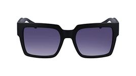 Calvin Klein Jeans CKJ23622S Sunglasses, 002 Matte Black, 53