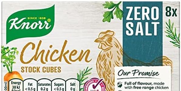 Knorr Zero Salt Chicken Stock Cubes 8x9g (0.31oz)