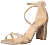 Badgley Mischka Women's Devorah Heeled Sandal, Gold Glitter, 7