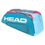 HEAD Unisex – Adult's Tour Team 9R Supercombi Tennis Bag, Blue/Pink