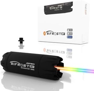ACETECH Airsoft Pistol/Riffle RGB Tracer Unit with Bluetooth APP Control Bifrost BT 14mm CCW Negative Thread with M14- to M11+ Adaptor Glow in The Dark Green/Red BB LED RGB Lighting Effect