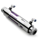 iSpring UVF11B-A 1-GPM 11-watt 220V Ultraviolet Water Filter for Under Sink and Reverse Osmosis System with UV Lamp