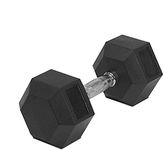 XPEED HEX Dumbbell 2kg, 2.5, 3kg, 4kg, 5kg, 7.5kg, 10kg, 12.5kg, 15kg Single 1 PC Rubber Coated Premium Hex Dumbbells Singel Piece for Home and Gym Workout Exercise Fitness Men & Women (20kg)
