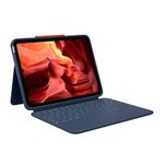 Logitech Rugged Combo 4 for iPad (10th Generation) Protective Keyboard Case with Smart Connector and Durable Spill-Proof Keyboard