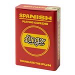 Lingo Spanish Playing Cards in Wayfarer Tin Box | Travel Flashcards | Learn Spanish Vocabulary in A Fun & Easy Way | 52 Essential Translations