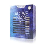 Chris Adams Gift Set - Active Man | Eau De Perfum - 100ml & Deodorant Body Spray 200ml | Aromatic Floral Woody Fragrance For Men | Perfume & Deodorant For Men | Ideal Gift For Men | Made in U.A.E