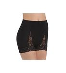 Ahh By Rhonda Shear Women's Pin Up Lace Control Panty, Black, Small