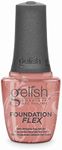 Gelish Foundation Flex (Cover Beige) – Neutral, Flexible, Long-Lasting Gel Base Coat for Strong, Smooth Nails. Perfect for Enhancing Gel Manicures, Providing Adhesion, Flawless Finish, 0.5 ounce.