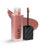 Staze 9to9 Lips Don't Lie Matte + Transferproof Liquid Lipstick |Intense Color Payoff | Lightweight & Comfortable | 12 Hour Long Stay| 12 Nude Spice | 4 ml