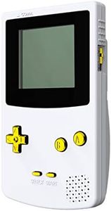 eXtremeRate Chrome Gold Replacement Full Set Buttons for Gameboy Color GBC - Handheld Game Console NOT Included