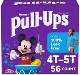 Pull-Ups Boys' Potty Training Pants Training Underwear Size 6, 4T-5T, 56 Ct