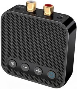 Bluetooth to RCA Adapter for Stereo Receiver - aptX HD Long Range Low Latency Bluetooth Receiver for Home Stereo Wireless Audio Adapter for Music Streaming Sound System