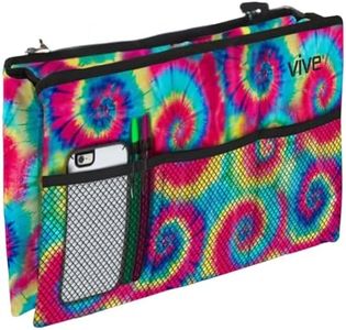 Vive Walker Bag - Accessories Basket Pouch for Seniors (Water Resistant) - Caddy Accessory Attachment for Folding, Rolling Walkers - Carry Storage Carrier Tote - Lightweight, Universal Size