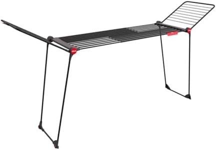 Vileda Infinity Flex Ultimate Extendable Large Black Clothes airer Strong and stable Less marks thicker tubes High wings Already assembled dryer