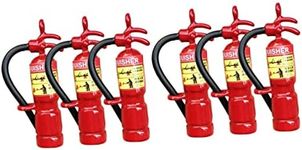 Tofficu 6 Pcs Mini Fire Extinguisher Fake Fire Extinguisher Models Doll House Accessories Mini Doll House Ornaments Fire Spray Extinguisher Furniture Metal Iron Ob11 Room