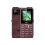 Itel Kingsignal Keypad Mobile Phone | Stronger Signal |1500 mAh 33 Days Standby Super Battery | Type C Charger | KingVoice | Wireless FM with Recording | Auto Call Recording |Kevlar Texture|Purple Red