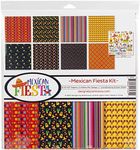 Reminisce Mexican Fiesta Scrapbook Collection Kit, White, 12-x-12-Inch