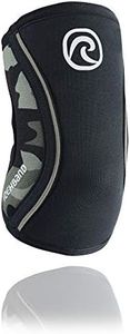 Rehband Rx Elbow Support 5mm - Large - Camo - Tennis Elbow and Golfers Elbow Brace - Neoprene Elbow Sleeve For Weightlifting and CrossFit ? Support for Elbow Pain & Tendonitis - 1 Sleeve